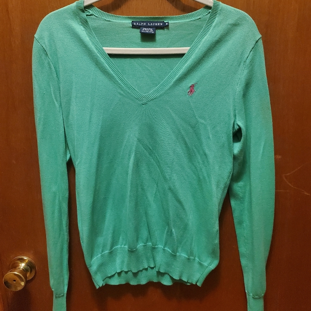 Woman's Green Ralph Lauren sweater